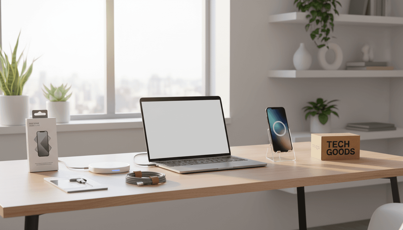 SideKicker 3-in-1 portable charger with phone and accessories